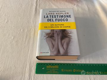 La testimone del fuoco Lars Kepler con fascetta Ca