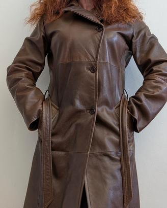 Trench Marella  tg. M. Vera Pelle  di agnello