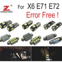 KIT 20 LAMPADE LED INTERNE BMW X6 E71 E72 M 2008-2