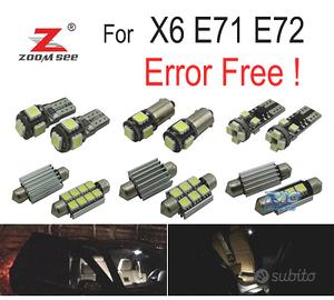 KIT 20 LAMPADE LED INTERNE BMW X6 E71 E72 M 2008-2