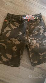 Pantaloncini Shorts Camouflage ragazzo 10 anni