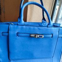 Borsa Primadonna blu elettrico