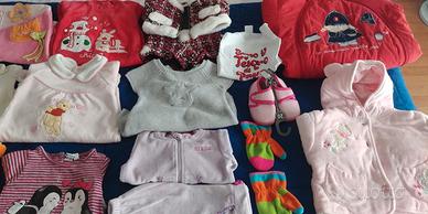 vestiario invernale bimba PZ 20 tg 3/6 mesi 