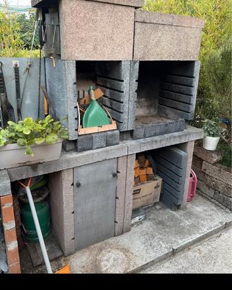 caminetto esterno 