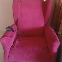 poltrona in tessuto 