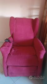poltrona in tessuto 