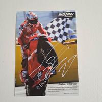 Cartolina autografata Casey Stoner Ducati – EICMA