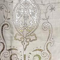 Tende 2 teli in misto lino vintage nuove leggere