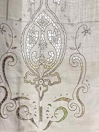 Tende 2 teli in misto lino vintage nuove leggere