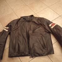 Giacca pelle moto Guzzi