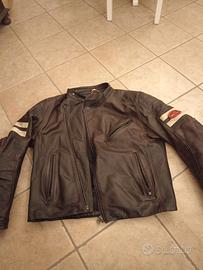 Giacca pelle moto Guzzi