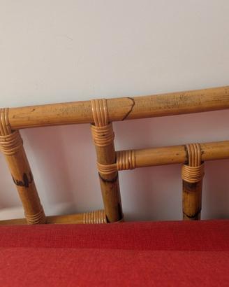 Divano vintage in bamboo