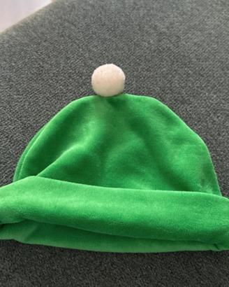 Cappellino in ciniglia da elfo natalizio