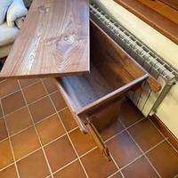 Madia con piattaia e cassapanca