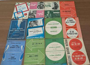 Lotto Spartiti Musicali d'epoca anni 70-80
