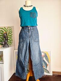 Jeans C&A Canda stile y2k  capri tg  42