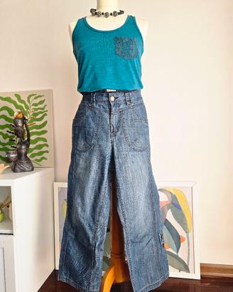 Jeans C&A Canda stile y2k  capri tg  42