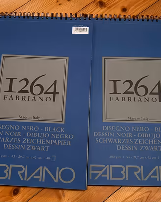Lotto due album spiralati Fabriano 1264 nuovi.