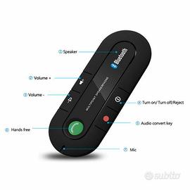 Kit vivavoce Bluetooth wireless auto telefono cell - Accessori Auto In  vendita a Caserta