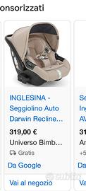 Seggiolino auto inglesina aptica