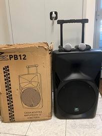Cassa amplificata  zzipp zzpb12 12" 45WC