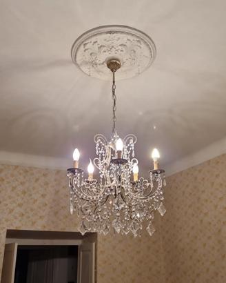 Lampadario gocce cristallo 