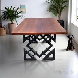 tavolo Tavolo Desing Artigianale Industrial Legno