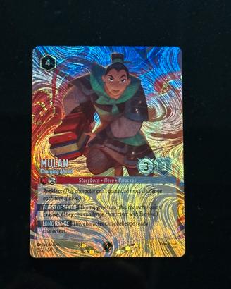 Mulan Charging Ahead Disney Lorcana DLC Foil 3/C2