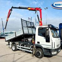 EUROCARGO 80E17 ribaltabile + gru con JIB