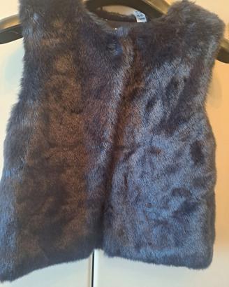 Gilet bambino pelliccia