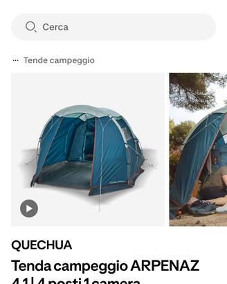 TENDA DA CAMPEGGIO 