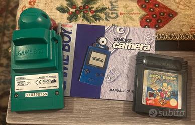 GAME BOY Camera + gioco Bugs Bunny