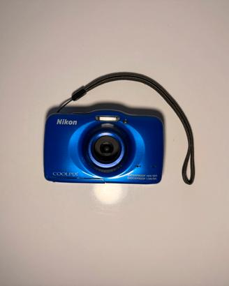 Fotocamera Nikon COOLPIX S32 - Blue Waterproof