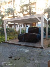 Gazebo 4x3 in legno lamellare