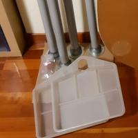 Gambe tavolo scrivania ikea  regolabili
