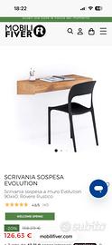 Scrivania sospesa
