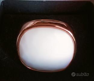anello acciaio placato