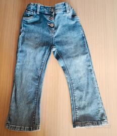 jeans bimba a gamba larga 
