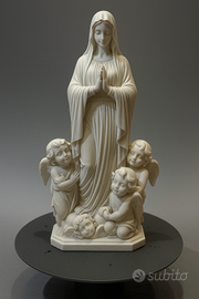 Statua Vergine Maria con Angeli - Madonna -
