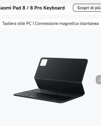 Xiaomi pad 8/ 8 pro keyboard tastiera