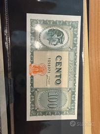 Miniassegno FIORUCCI banconota 100 lire