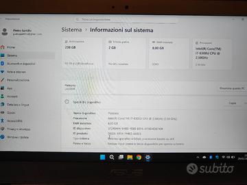 ASUS UX303UB i7 quad core 13,3 Pollici 
