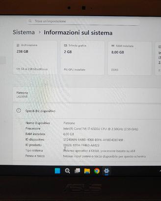 ASUS UX303UB i7 quad core 13,3 Pollici 