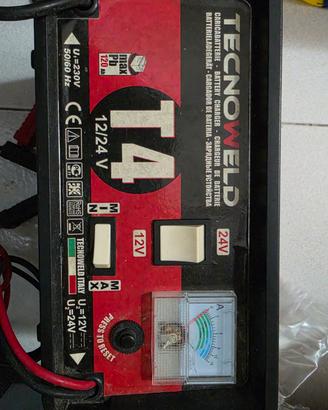 Caricabatterie Auto/Moto TECNOWELD T4 – 12V / 24V