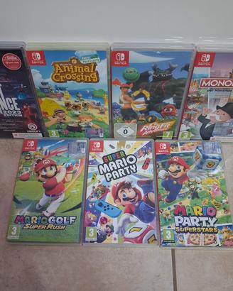 giochi switch SUPER MARIO accessori 