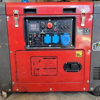 Generatore AVR 8 KW diesel silenziato 