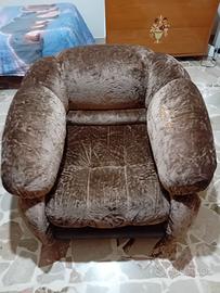 Poltrone vintage artigianali siciliane anni '70