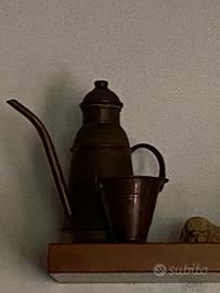 Oliera in rame ottone