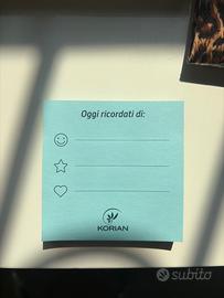 📝Blocchetto Post-it / Foglietti Adesivi Korian
