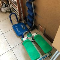 Panca addominali e step digitale